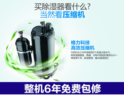 格力DH20EF除湿机 20升大容量，智能触控的干衣除湿全能手